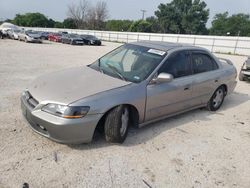 Salvage cars for sale from Copart San Antonio, TX: 2000 Honda Accord EX