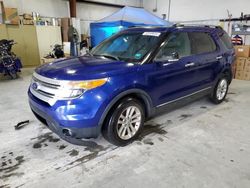 Salvage cars for sale at Savannah, GA auction: 2014 Ford Explorer XLT