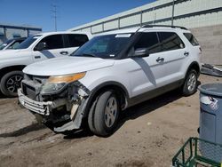 Salvage cars for sale at Albuquerque, NM auction: 2014 Ford Explorer