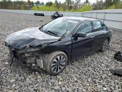 Salvage cars for sale from Copart Windham, ME: 2015 Honda Accord Hybrid