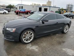 Salvage cars for sale at New Orleans, LA auction: 2013 Audi A5 Premium Plus