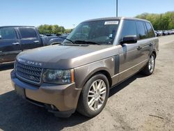 Salvage cars for sale from Copart East Granby, CT: 2010 Land Rover Range Rover HSE