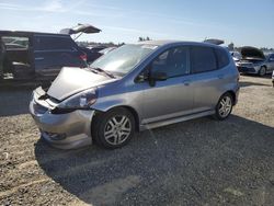 Salvage cars for sale at Antelope, CA auction: 2008 Honda FIT Sport