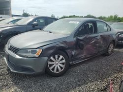 Salvage cars for sale from Copart Fredericksburg, VA: 2014 Volkswagen Jetta Base