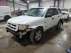 Salvage cars for sale at West Mifflin, PA auction: 2010 Ford Escape Hybrid