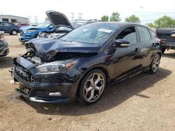 Salvage cars for sale from Copart Elgin, IL: 2018 Ford Focus ST