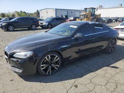 Salvage cars for sale at Vallejo, CA auction: 2014 BMW 650 XI Gran Coupe