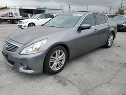 Salvage cars for sale at Sun Valley, CA auction: 2013 Infiniti G37 Base