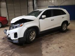 Salvage cars for sale at Chalfont, PA auction: 2014 KIA Sorento LX