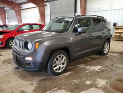 Salvage cars for sale from Copart Lansing, MI: 2017 Jeep Renegade Latitude