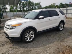 Salvage cars for sale at Spartanburg, SC auction: 2015 Ford Explorer Limited