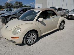 Vehiculos salvage en venta de Copart Apopka, FL: 2008 Volkswagen New Beetle Convertible SE