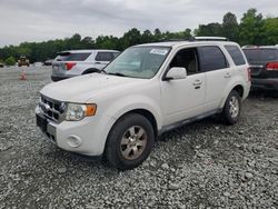 Salvage cars for sale at Mebane, NC auction: 2012 Ford Escape Limited