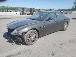 Salvage cars for sale from Copart Dunn, NC: 2012 Maserati Quattroporte S