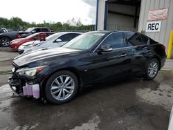 Salvage cars for sale at Duryea, PA auction: 2015 Infiniti Q50 Base