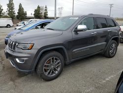 Salvage cars for sale from Copart Rancho Cucamonga, CA: 2017 Jeep Grand Cherokee Limited