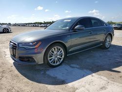 Salvage cars for sale at West Palm Beach, FL auction: 2014 Audi A6 Prestige