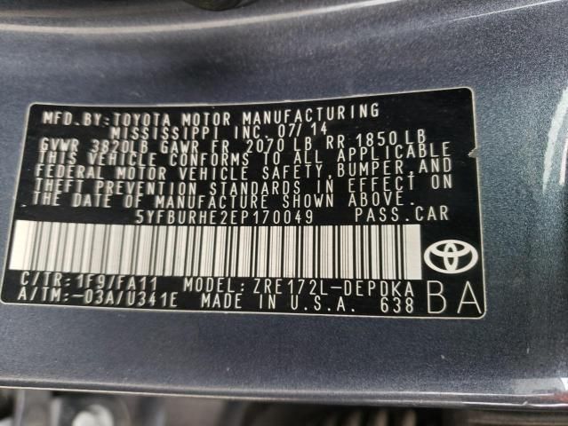 2014 Toyota Corolla L