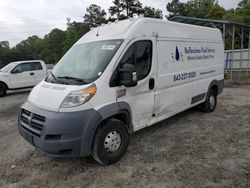 Salvage cars for sale from Copart Savannah, GA: 2018 Dodge RAM Promaster 2500 2500 High