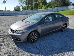 Salvage cars for sale from Copart Gastonia, NC: 2015 Honda Civic EXL