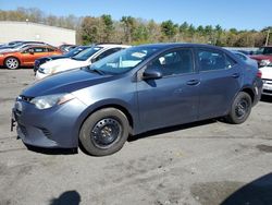 Salvage cars for sale from Copart Exeter, RI: 2015 Toyota Corolla L