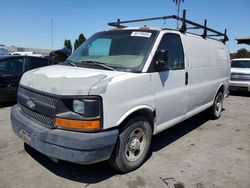 Salvage trucks for sale at Hayward, CA auction: 2005 Chevrolet Express G1500