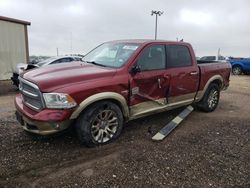 Salvage cars for sale at Temple, TX auction: 2013 Dodge RAM 1500 Longhorn