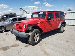 Jeep Wrangler Unlimited Sport salvage cars for sale: 2015 Jeep Wrangler Unlimited Sport