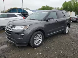 Salvage cars for sale at East Granby, CT auction: 2018 Ford Explorer XLT