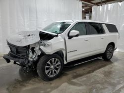 Salvage cars for sale at Leroy, NY auction: 2022 Chevrolet Suburban K1500 LT