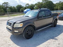 Salvage cars for sale from Copart Fort Pierce, FL: 2007 Ford Explorer Sport Trac Limited