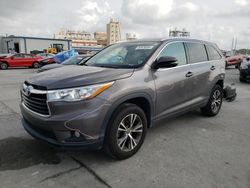 2016 Toyota Highlander XLE en venta en New Orleans, LA