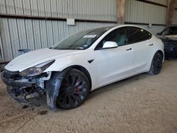 Salvage cars for sale at Houston, TX auction: 2023 Tesla Model 3