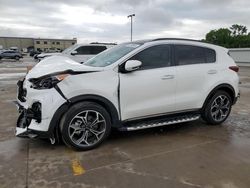 Salvage cars for sale at Wilmer, TX auction: 2021 KIA Sportage SX