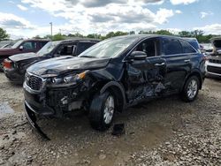 Salvage cars for sale at Louisville, KY auction: 2019 KIA Sorento L