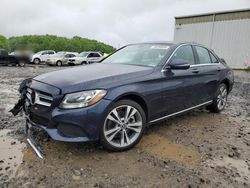 Salvage cars for sale from Copart Windsor, NJ: 2018 Mercedes-Benz C 300 4matic