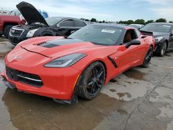 Salvage cars for sale at Grand Prairie, TX auction: 2014 Chevrolet Corvette Stingray 2LT