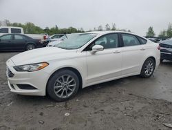 Salvage cars for sale at Duryea, PA auction: 2017 Ford Fusion SE