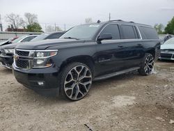 Vehiculos salvage en venta de Copart Lansing, MI: 2015 Chevrolet Suburban K1500 LT