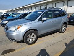 Salvage cars for sale from Copart Louisville, KY: 2015 Subaru Forester 2.5I Limited