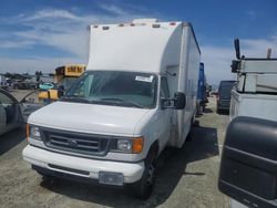 Ford salvage cars for sale: 2005 Ford Econoline E450 Super Duty Cutaway Van