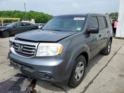 Salvage cars for sale at Windsor, NJ auction: 2012 Honda Pilot LX