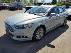 Salvage cars for sale at Portland, OR auction: 2014 Ford Fusion Titanium Phev