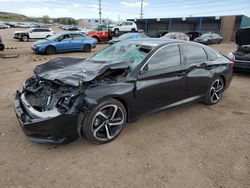 Salvage cars for sale at Colorado Springs, CO auction: 2021 Honda Accord Sport SE