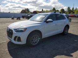 Salvage cars for sale from Copart Portland, OR: 2022 Audi Q5 Premium 45