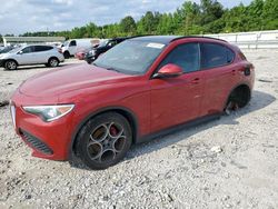 Salvage cars for sale from Copart Memphis, TN: 2018 Alfa Romeo Stelvio TI Sport