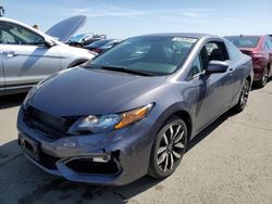 Salvage cars for sale at Martinez, CA auction: 2015 Honda Civic EXL