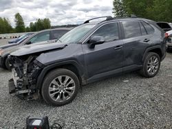 Salvage cars for sale at Arlington, WA auction: 2019 Toyota Rav4 XLE Premium