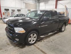 Salvage cars for sale from Copart Mcfarland, WI: 2012 Dodge RAM 1500 ST