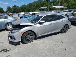 Salvage cars for sale from Copart Savannah, GA: 2019 Honda Civic Sport